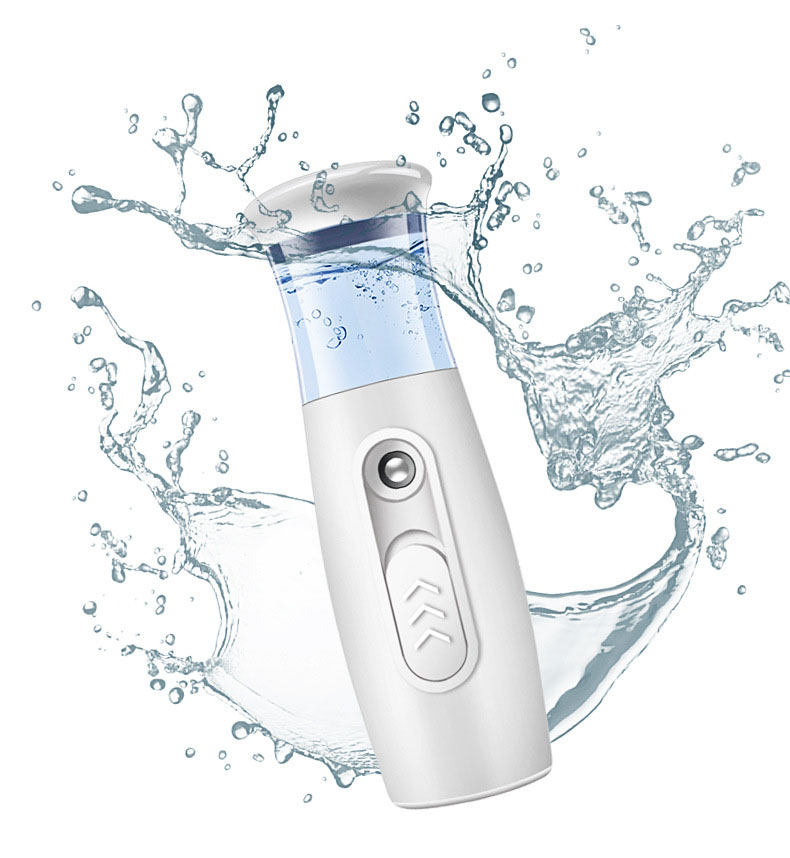 Hand held spray water replenishing instrument evaporating face device