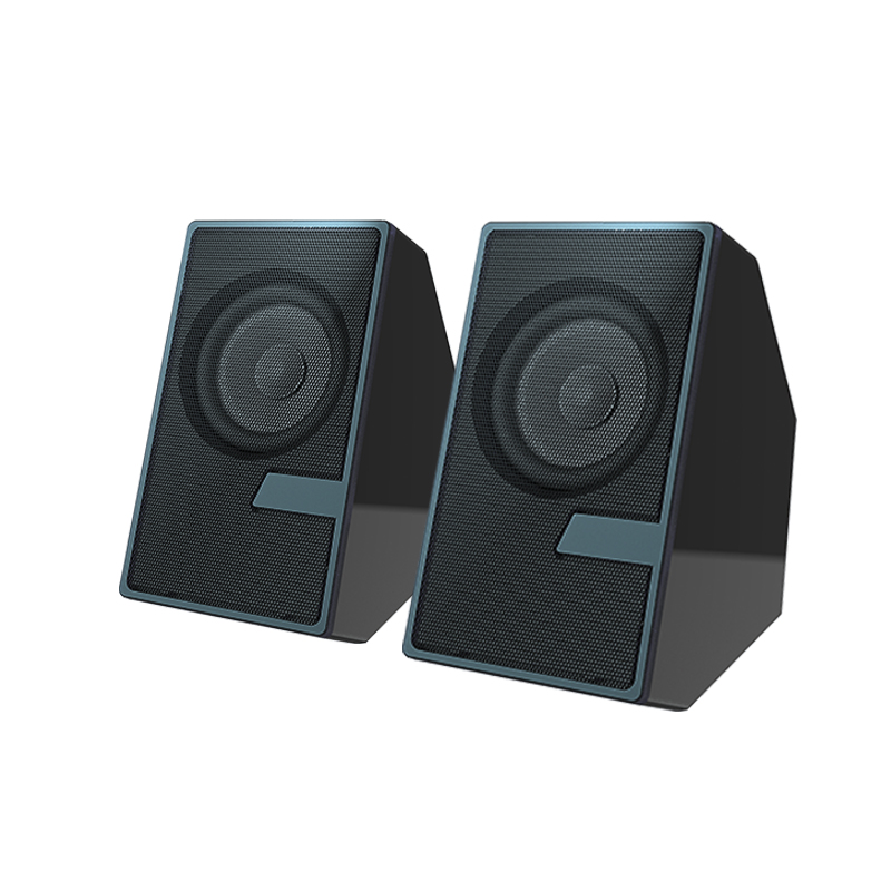 2.0 Sound Bar ADIEMUS 2 x 3W RGB USBAux PC Gaming Speaker – Black - MR  Computer Services