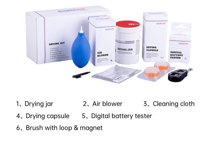 Hearing aids maintenance dry kit