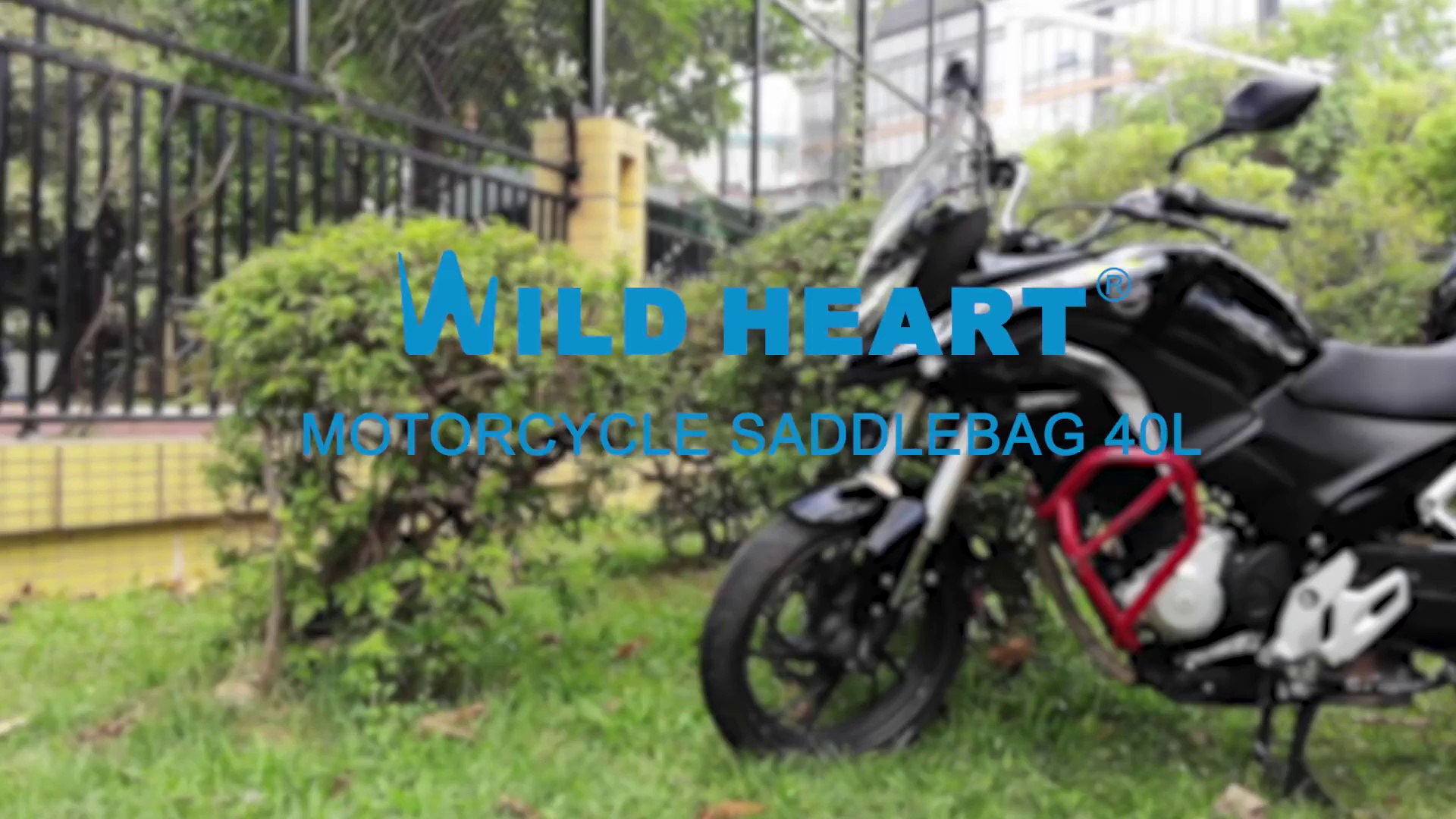 WILD HEART Saddlebags Moto Impermeabile 36L (18L* 2) Moto Laterali Borse  Bagagliaio Accessori Moto Nero : : Auto e Moto
