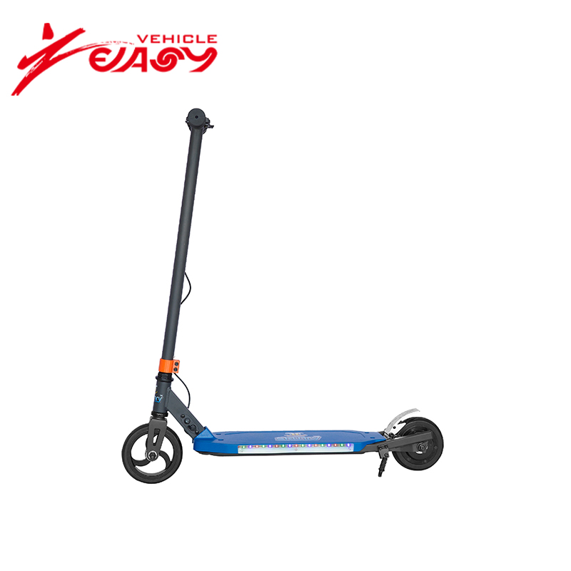 24V120Watt brushless motor Electric Scooter with kickstand and side flash light AMF120-N