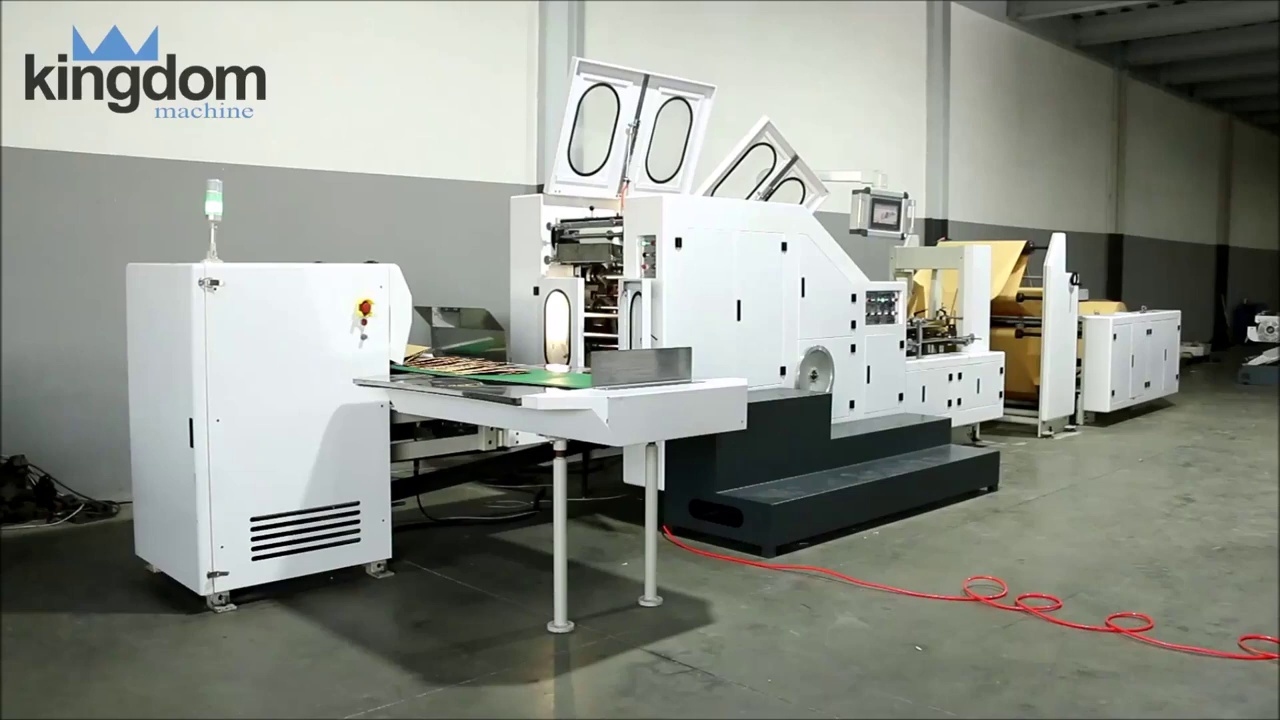 Maszyna do toreb papierowych z kwadratowym dnem