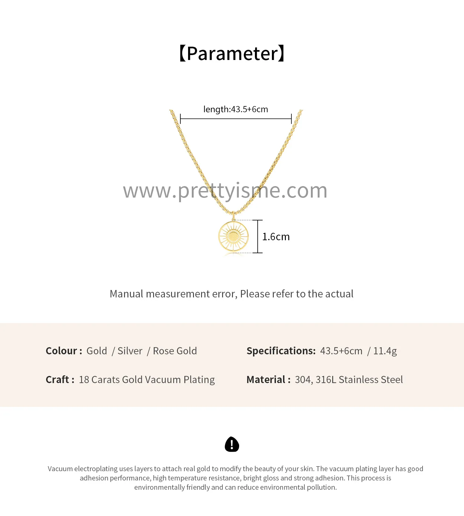Simple Classic Stainless Steel 18k Gold Plated Thin Necklace with Delicate Pendant (6).webp