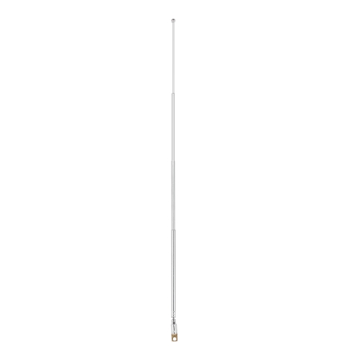 Digital Telescopic Fm Radio Antenna 4 Sections Chromium Plating Copper Antenna 360° Rotatablecn 4011