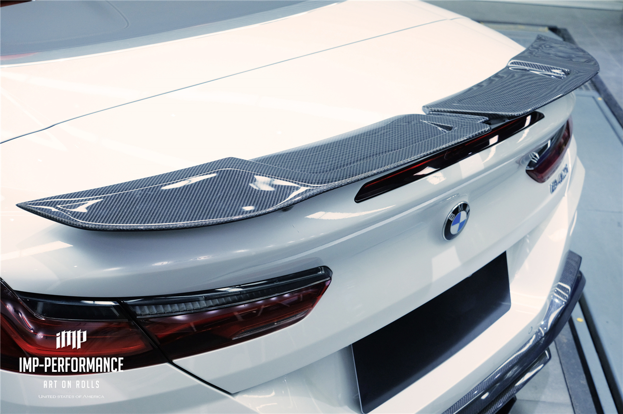 IMP performance official Carbon FIber Rear Spoiler Wing for 8 SERIES G14 convertible G15 Coupe G16 4DR Gran Coupe 840 850