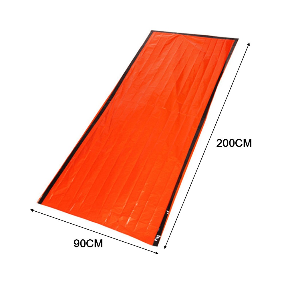 Vehicle 4PCS Reusable Emergency Sleeping Bag Survival Blanket Camping Tent Thermal Waterproof