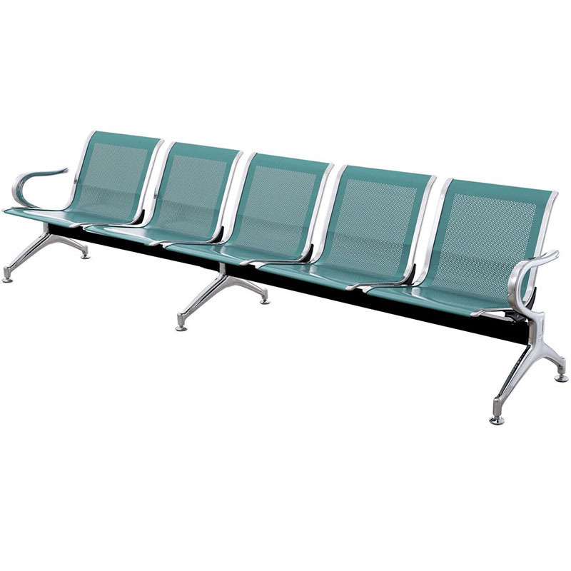 Airport Hospital Clinic Office Reception Waiting Room Durable Leather Metal Structure Hospital School Bank Chair