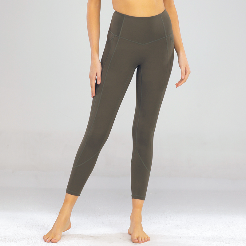 Wholesale tall black yoga pants,Custom denim look yoga pants,light gray yoga pants Factory