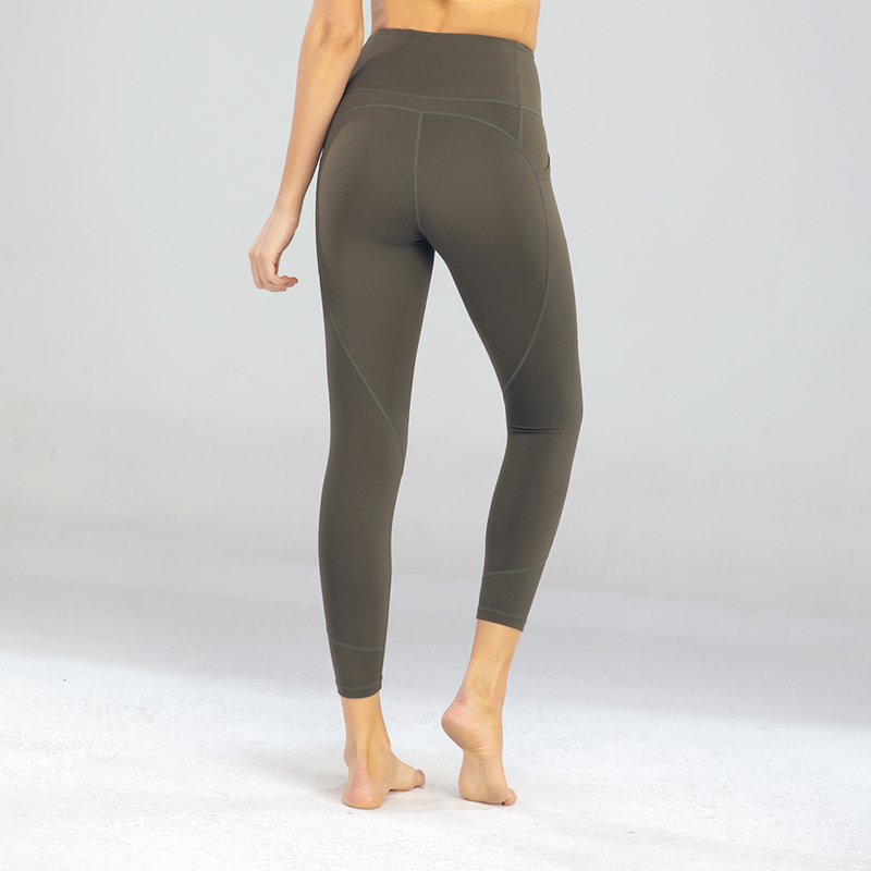Wholesale tall black yoga pants,Custom denim look yoga pants,light gray yoga pants Factory