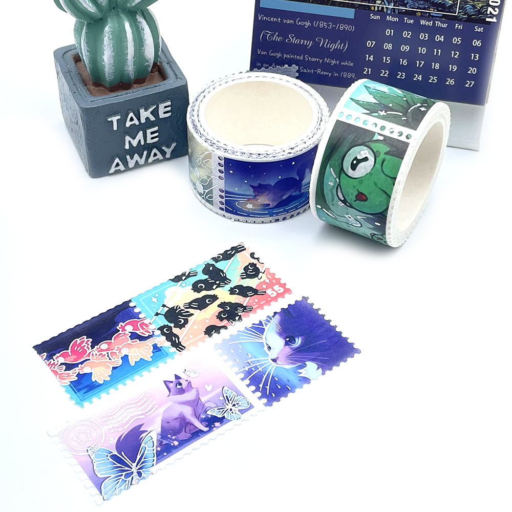 Custom Designs With Professional Stamp Washi Tape Manufacturer
