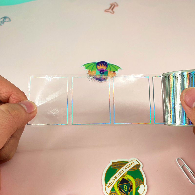 Design thin glitter washi tape,Custom transparent glitter tape, transparent holographic tape, transparent kiss cut tapes manufacturer