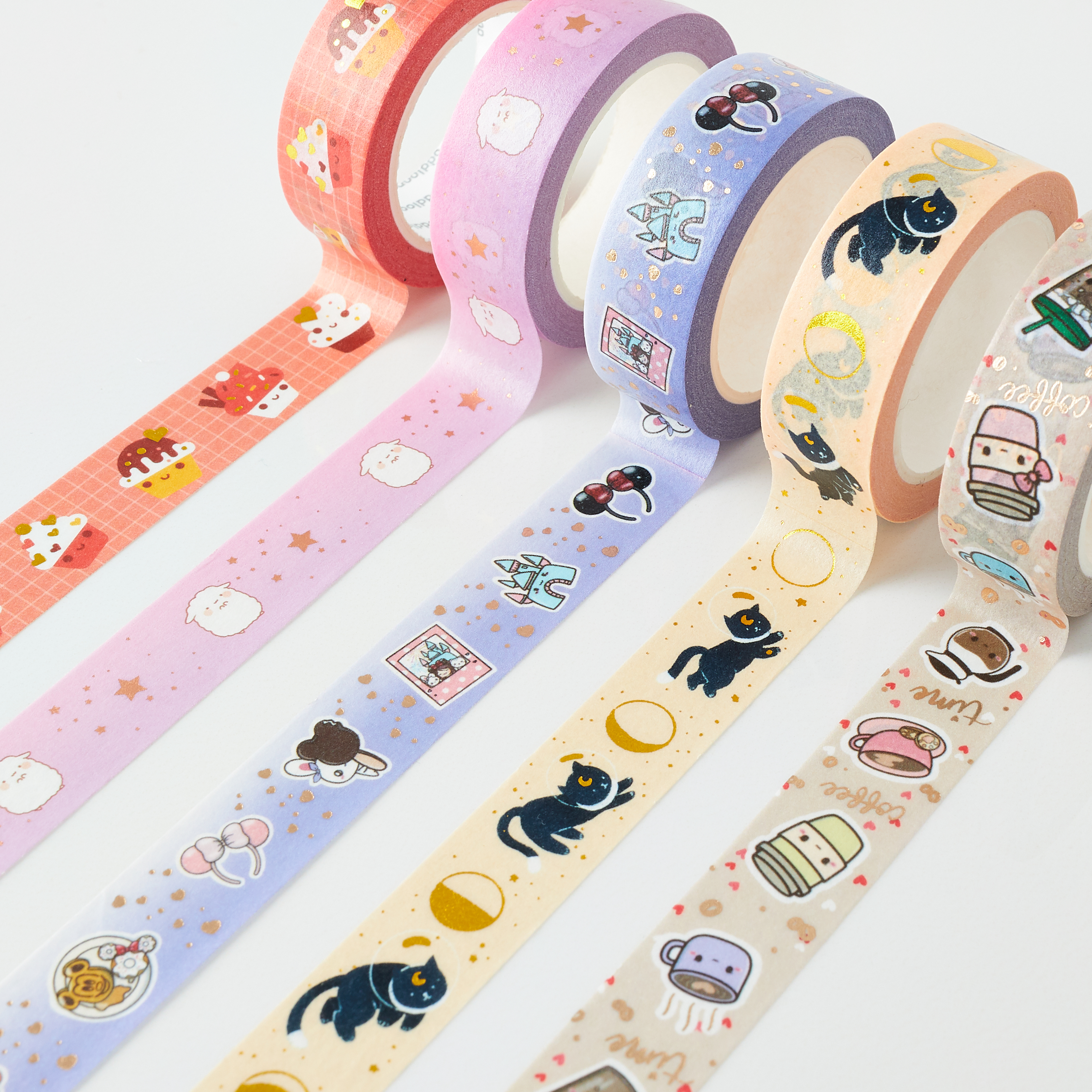 custom silver foil washi tape,ODM holographic foil washi tape, raised foil washi tape, silver foil washi tape factory
