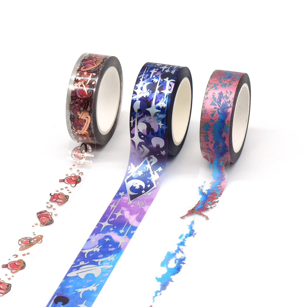 Custom Design 2/4 inch scented clear wide washi waterproof tape with lines Manufacturer Factory