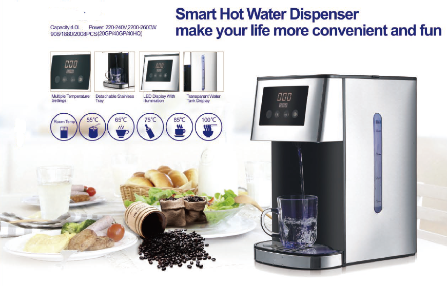 4L hot water dispenser thermopot stainless steel water dispenser