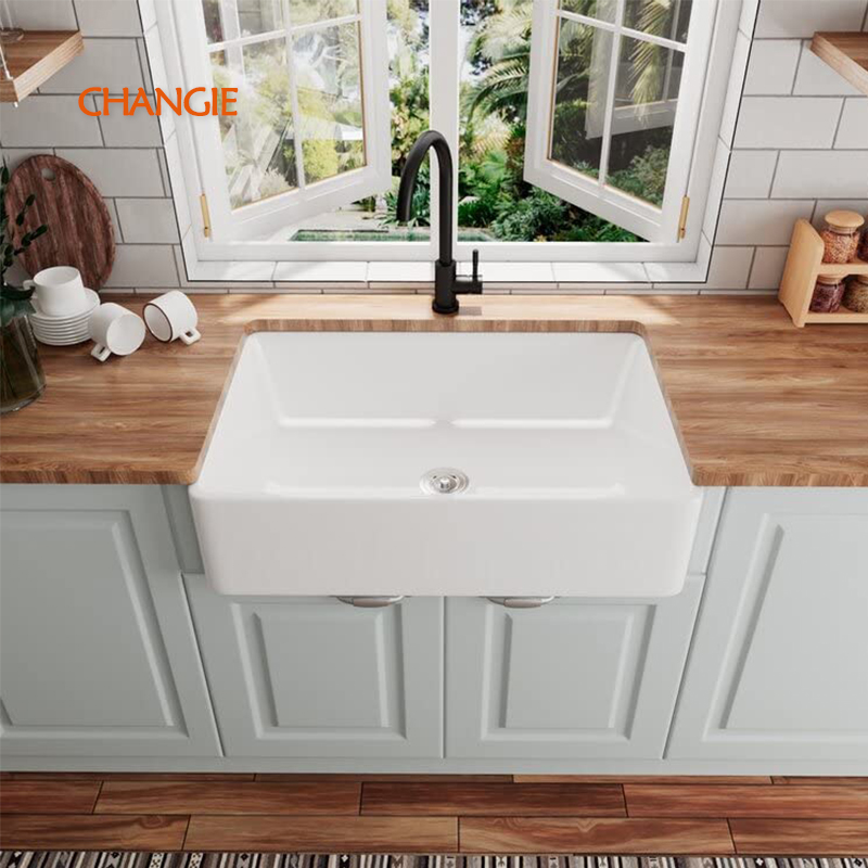 Kitchen dish washing Ceramic Sink hand basin farmhouse sink 1911