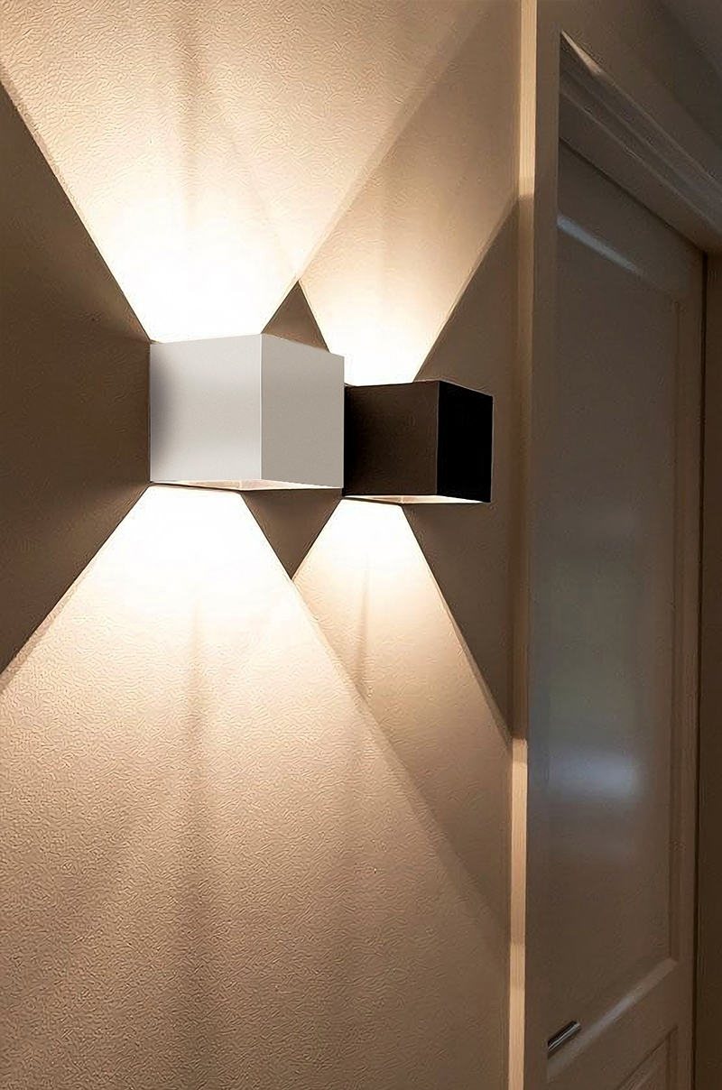 white wall sconce
