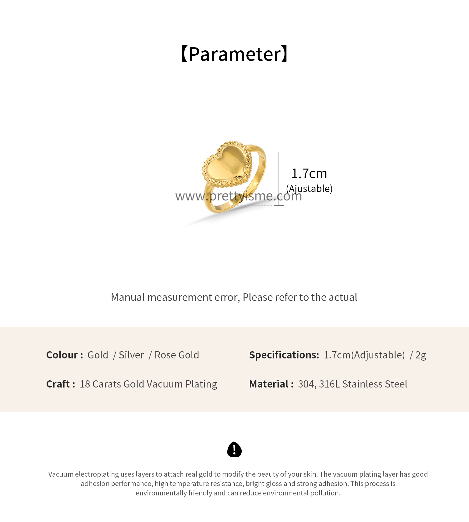 Heart Shape Open Ring Stainless Steel 18K Gold Plated Waterproof Simple Ring (6).webp
