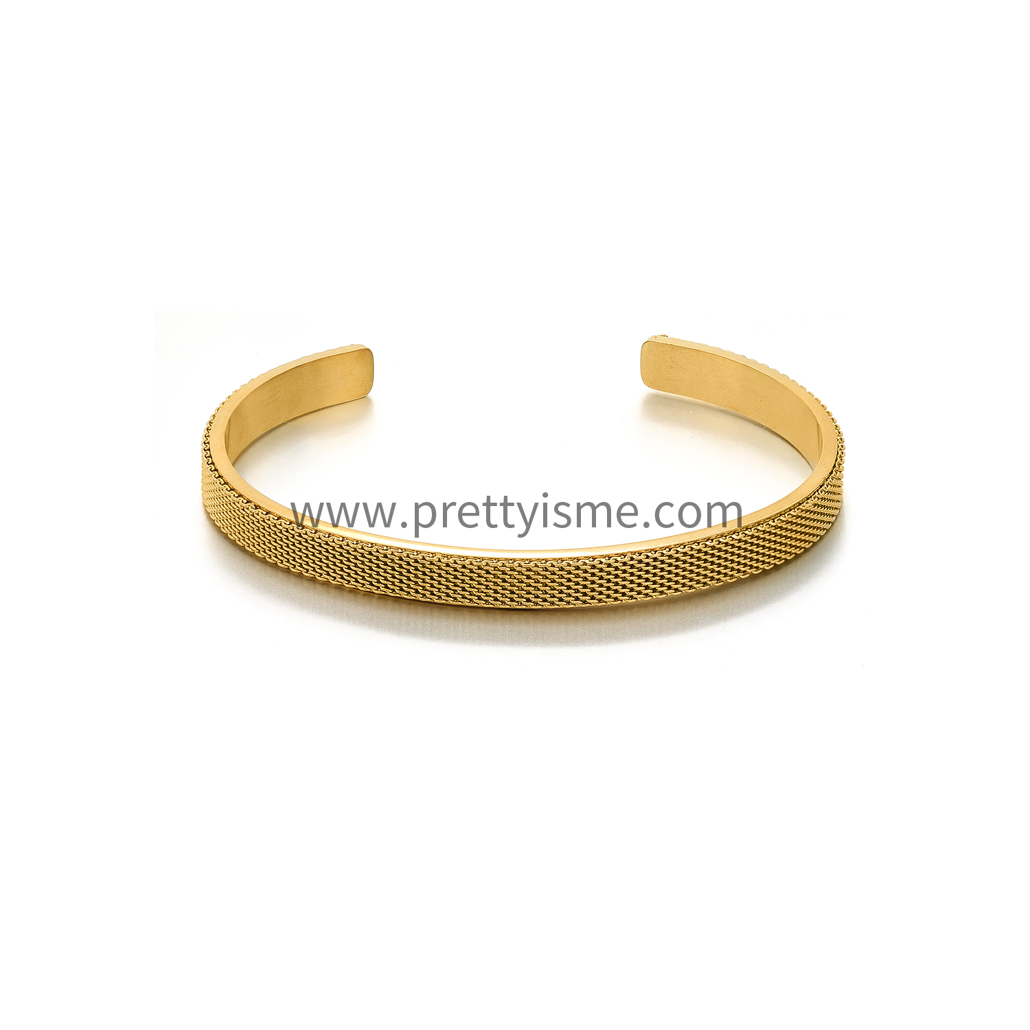 Delicate Interwoven Smooth Gold Stainless Steel Bracelet Waterproof Minimalist Bracelet (5).webp