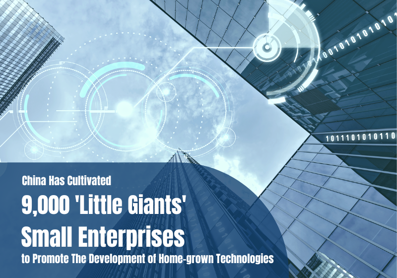 China Has Cultivated 9,000 'Little Giants' Small Enterprises to Promote The Development of Home-grown Technologies