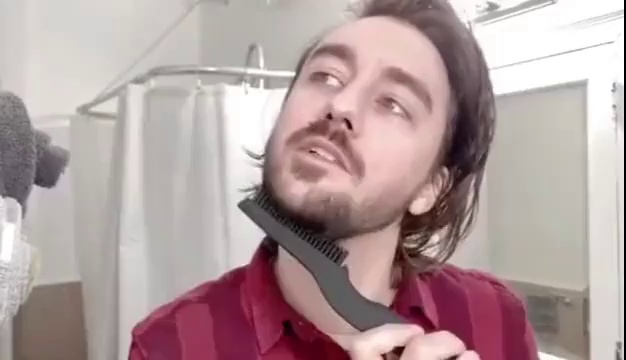 hair straightening brush for men's short hair