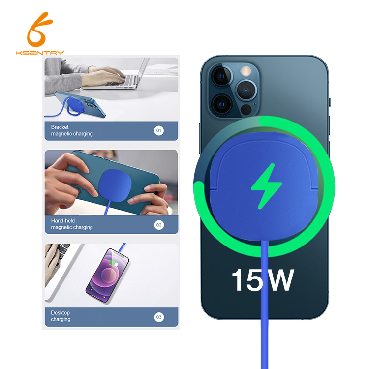 2in1 15W desk charger for iphone 14 wireless charger