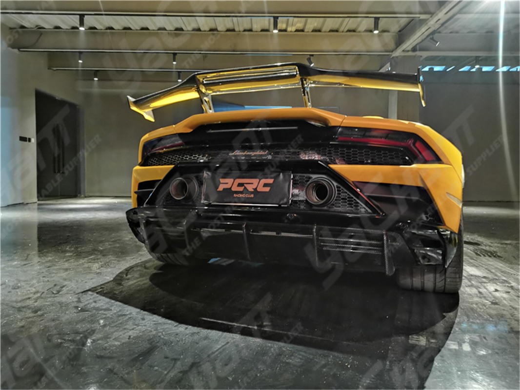 YCLB610058LDCF 2019-2023 Lamborghini Huracan EVO & RWD & Spyder OD Style Rear Diffuser DCF (18).jpg