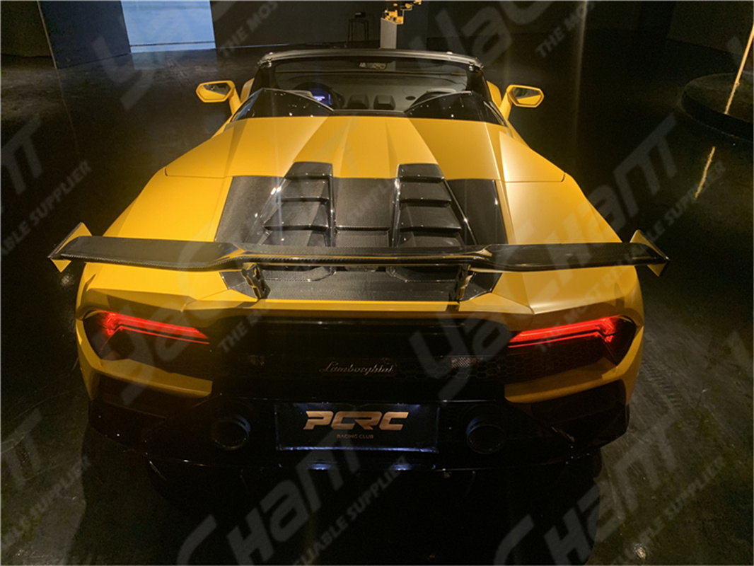YCLB610059LDCF 2019-2023 Lamborghini Huracan EVO & RWD & Spyder OD Style Rear GT Wing Spoiler DCF (23).jpg