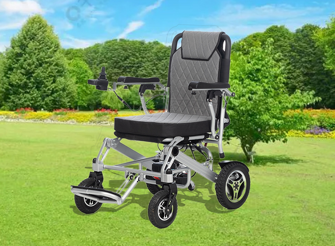 Lightweight Folding Wheelchairs For Travelling & Portable Electric Power  Wheelchair-YH6012