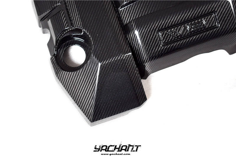 YCCA020LDCF 2010-2015 Chevrolet Camaro SS V8 LS3 6.2L Carbon Fiber Engine Cover DCF (6).jpg