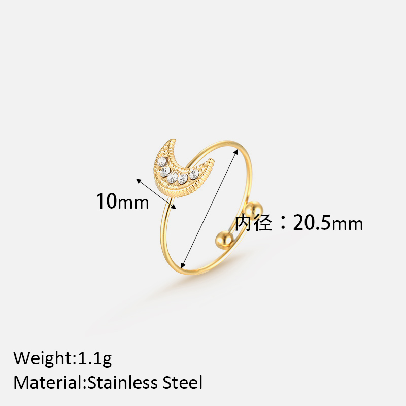 Pretty is  me European and American INS net celebrity  moon ring 18K gold-plated 316L stainless steel titanium steel ring (13).jpg