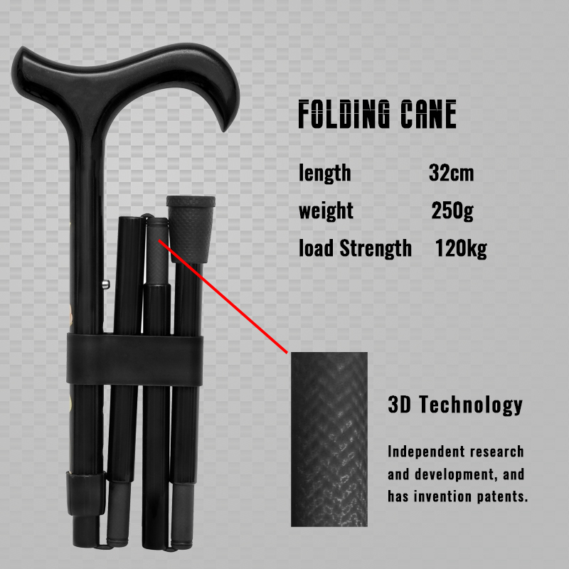 Exploring the Perks of a Tourist Style Carbon Fiber Black Walking Cane