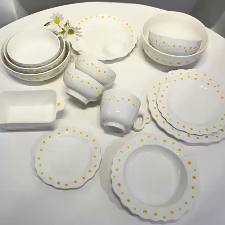 tableware factory; beautiful dishes set; china dish sets