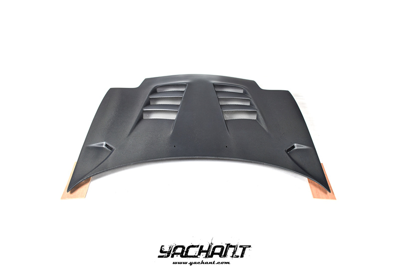 YCMD034MCF 1992-1997 Mazda RX7 FD3S RE-Style Hood Bonnet CF Matte Finish (8).jpg