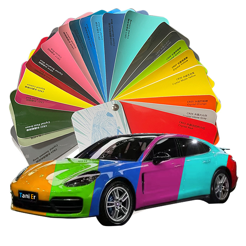 High quality color changing film Highlight Series PET car packaging vinyl roll body color changing film car tinting film