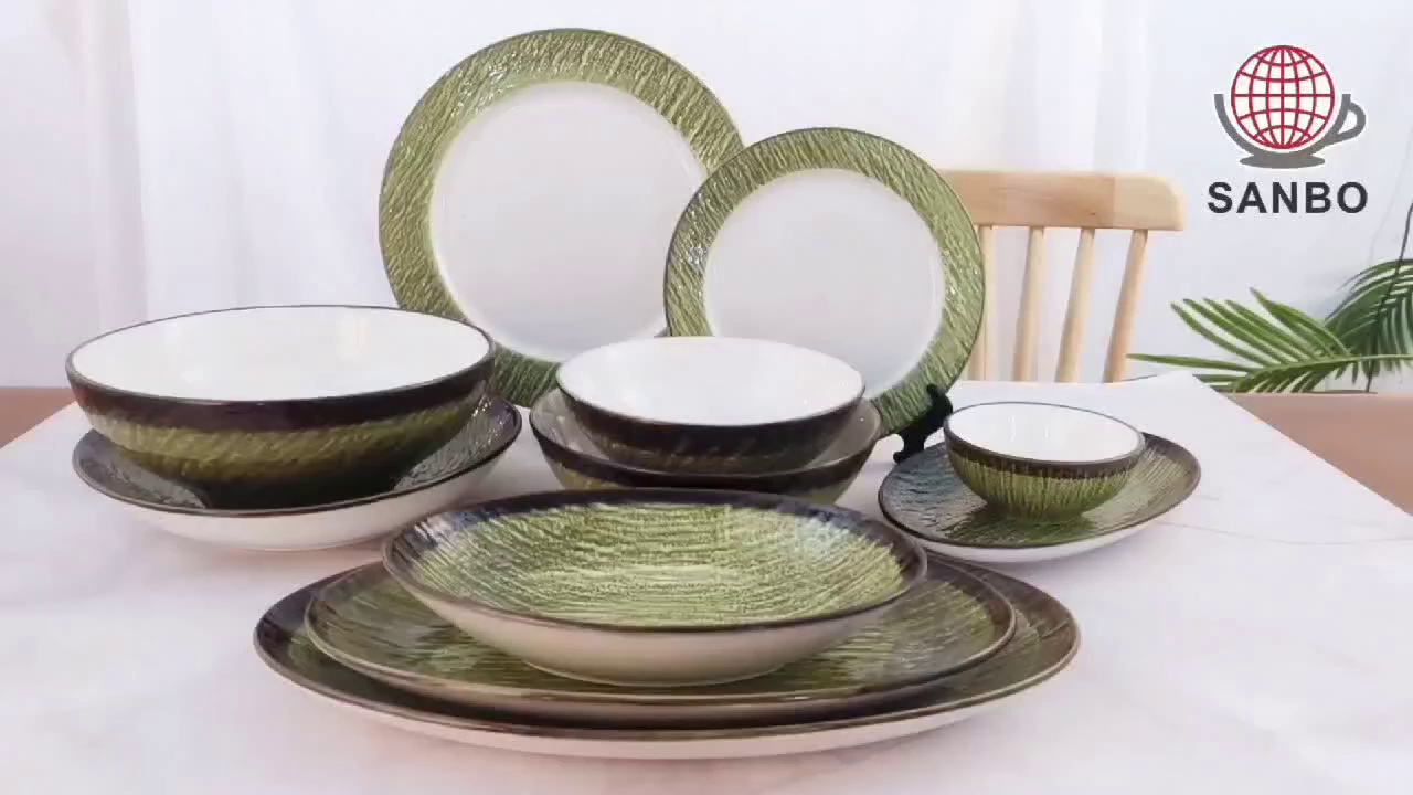 western dinnerware set,colored dinnerware,dining sets plates bowls