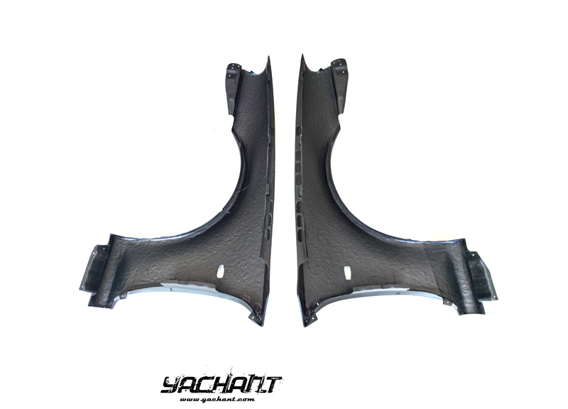 YCR34055DZCF 1999-2002 Nissan Skyline R34 GTR Nismo Z-Tune Style Front Fender (Fits Z-Tune Side Skirts) CF Forged Carbon Weave (13).jpg