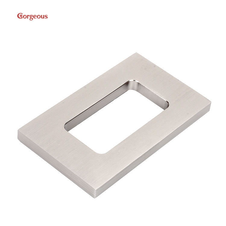 square shape ticky shower pull hardware self-adhesive door accessories aluminum glass sliding door handle