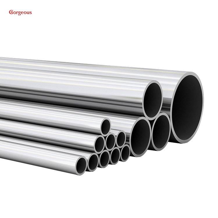 304 202 stainless steel heteromorphic square slotted tube U Channel Glass Railing round stainless steel pipe tube