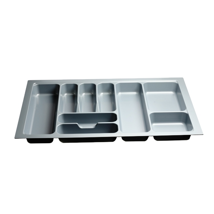various pvc grey cutlery tray drawer organizer spoon desk draw expandable cutlery tray storage kitchen plastic cutlery tray