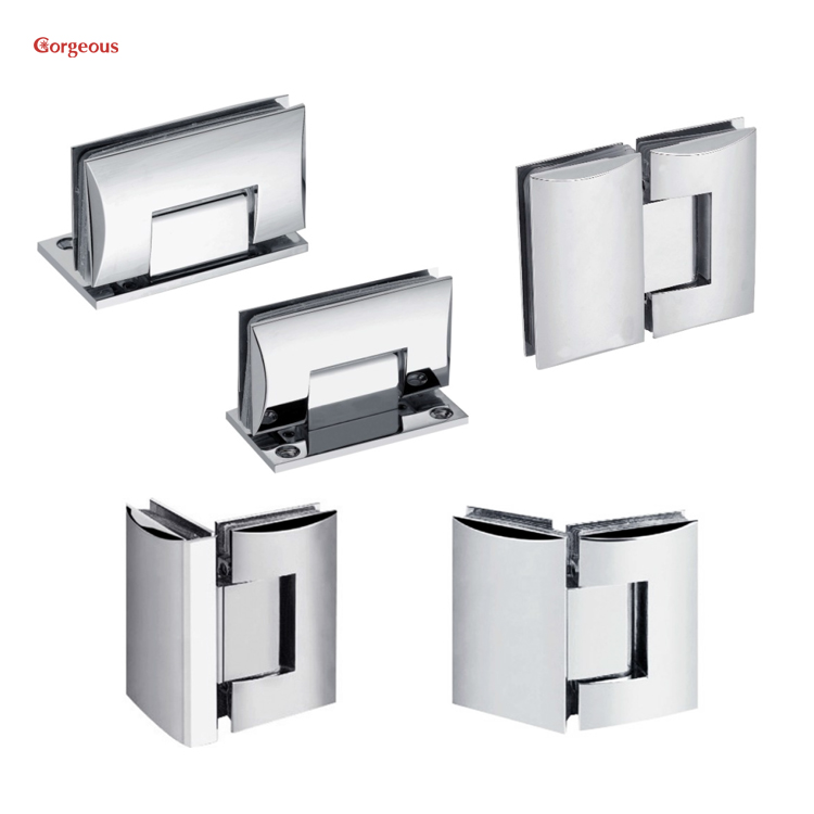 square curved 90 degree shower hinge 135 glass clamp clip bathroom fittings shower door hardware hinge