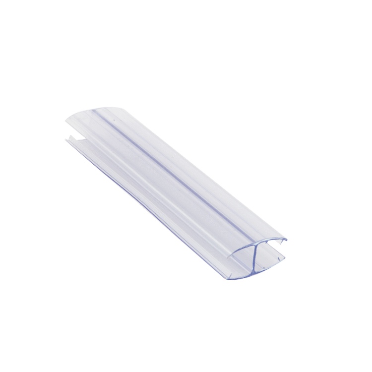 8-12mm H shape pvc double side glass connecting glass waterproof strip transparency glass seal strip