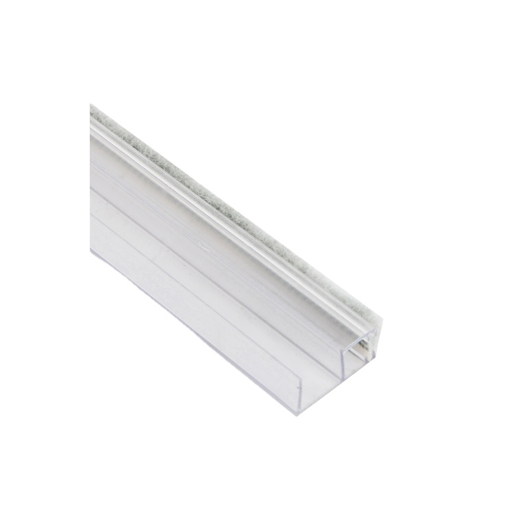 glass door frameless rubber brush strip seal 90 degree waterproof door glass sliding door pvc seal strip with brush