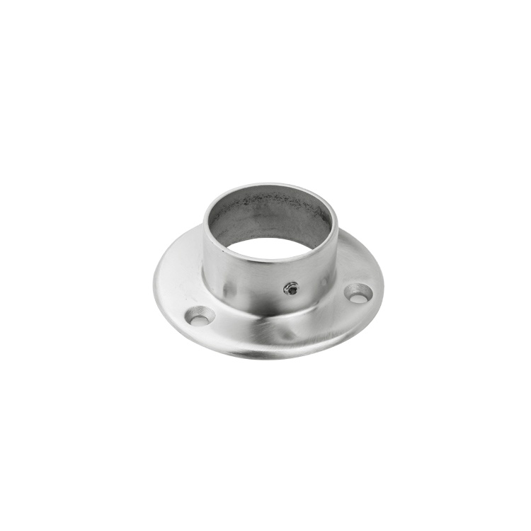 304 316 Stainless Steel round balustrade flange pipe handrail floor flange handrail post handrail mounting flange