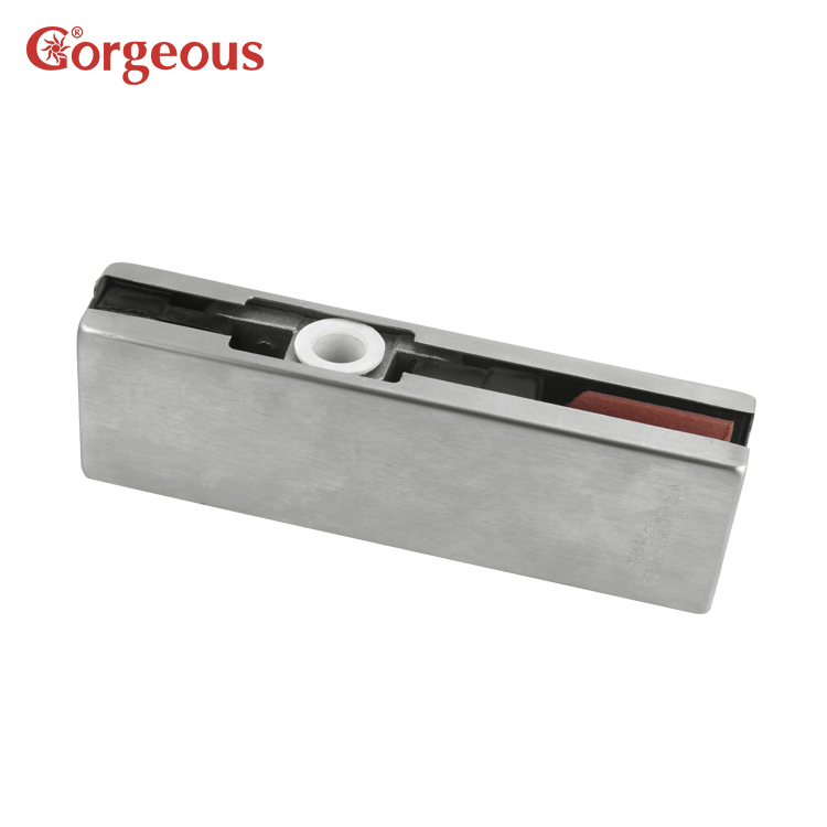Gorgeous furniture drawer runners High Quality Stainless Steel glass door patch fitting