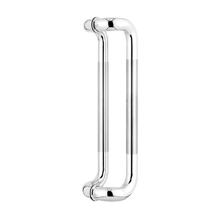 diameter 25 38 pull handle door double bend glass door handle classic stainless design glass handle door