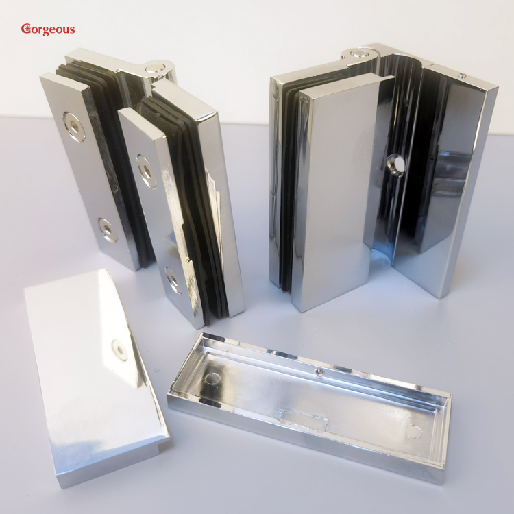 new style zinc alloy 180 glass to glass pivot hinges clamp  wall 90 european shower door hinges bathroom glass hinge