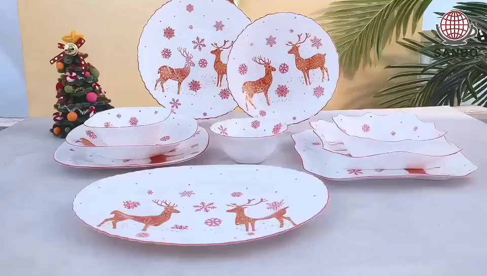 christmas dinner sets, opal dinnerware set, all dinner set