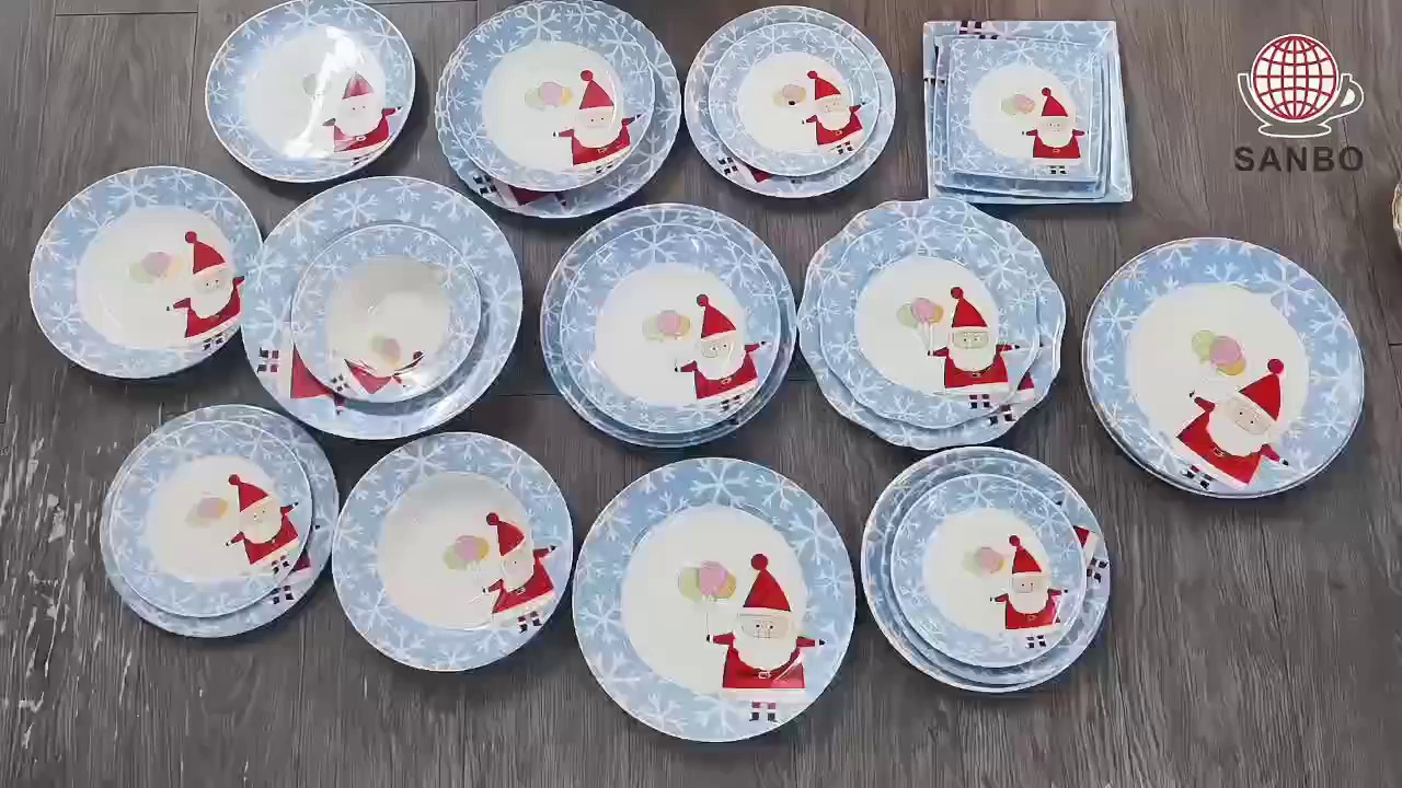 blue pattern plates, christmas plates set, dinner plate bowls