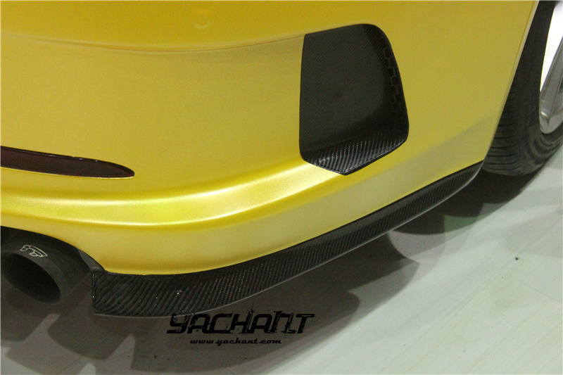 YCPCCRR066SPCF 2012-2015 Porsche 911 991.1 Carrera & S GT3-RS-Style FRP Rear Bumper w Vorsteiner Style CF Diffuser (104).jpg