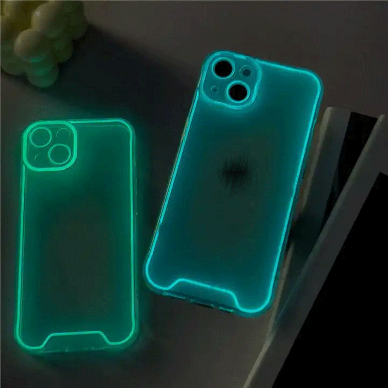 Night Light Luminous Tpu Soft Phone Case For Iphone 15 14 13 12 11 Pro Max Xs Xr X Mobile Protection Cover